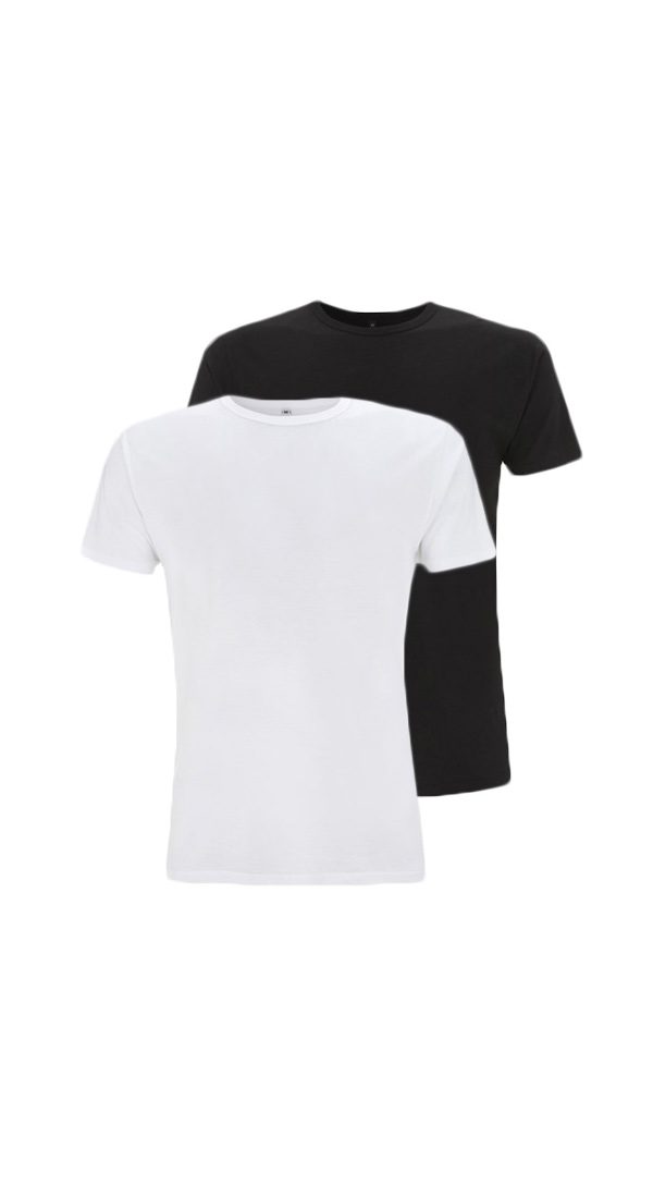 Bamboe T-shirts zwart en wit