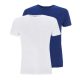 Bamboe T-shirts blauw en wit